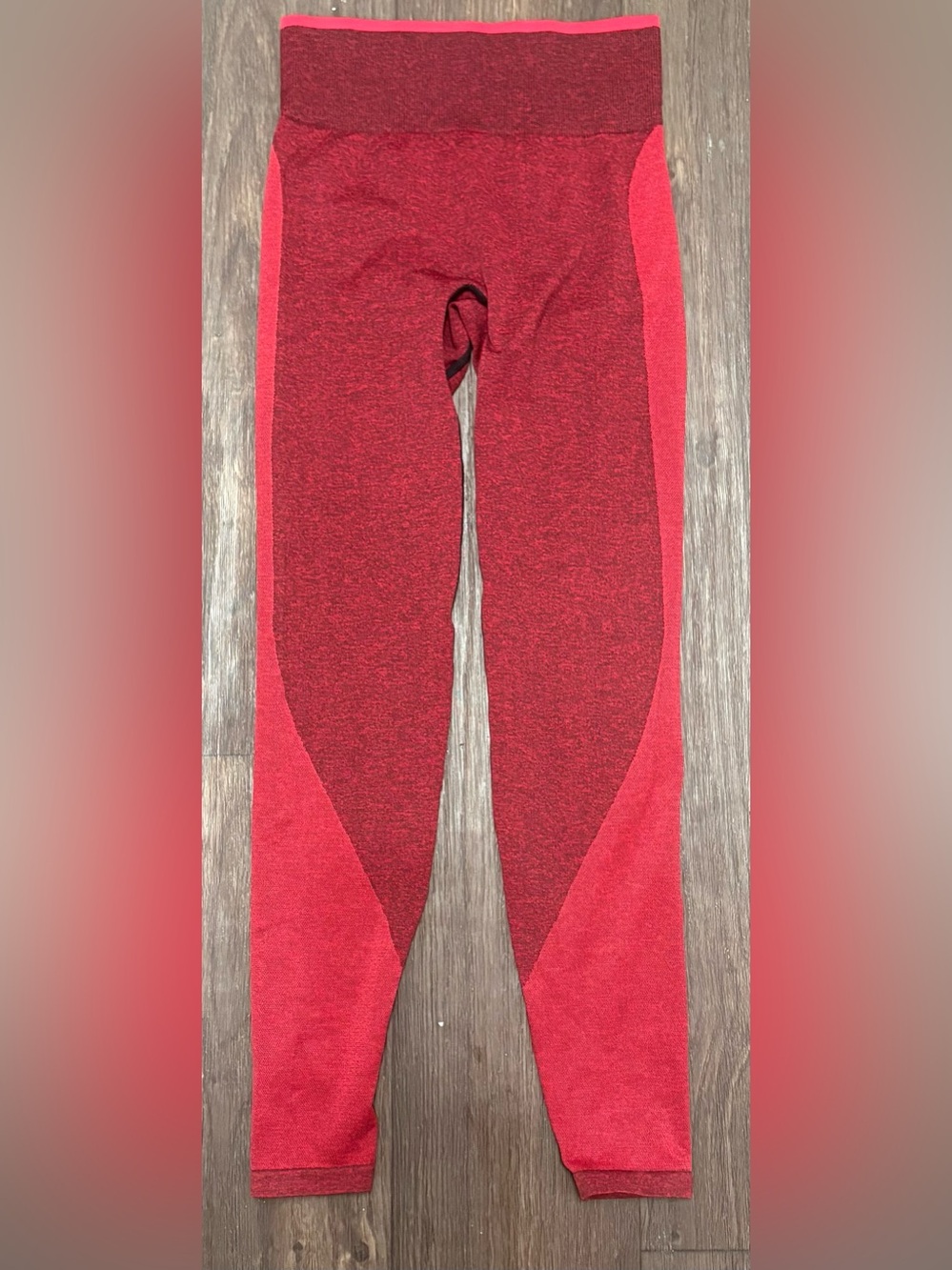 PINK Victoria’s Secret Seamless Red Marl  Leggings Small